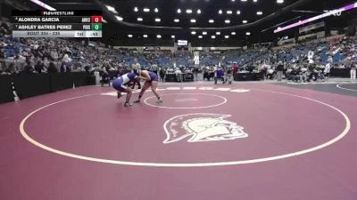 235 lbs Cons. Round 2 - Ashley Batres Perez, Pittsburg HS vs Alondra Garcia, Arkansas City Hs