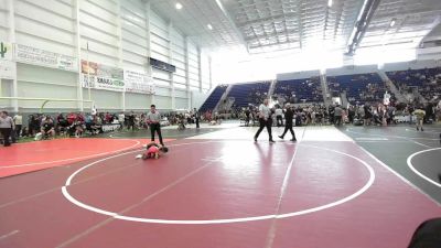 43 lbs Round Of 16 - Angelo Loyd, Mingus Mountain Wrestling vs Ezekiel Pina, Way Out West