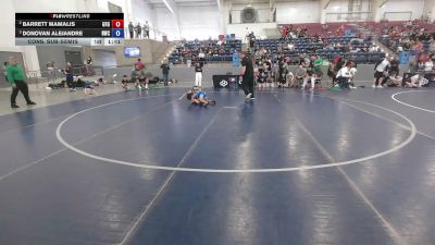 49 lbs Cons. Sub-semis - Barrett Mamalis, Green River Grapplers vs Donovan Alejandre, Northside Wrestling Club