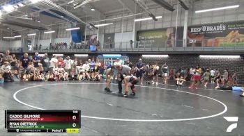 108 lbs Round 8 (10 Team) - Ryan Dietrick, Williamson County WC vs Caddo Gilmore, Louisiananimals Black