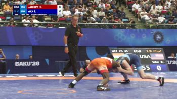 45 kg 1/8 Final - Hanumant Rajendra Jadhav, India vs Rylen Bezer Wax, United States