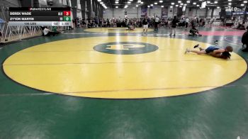 106 lbs Round Of 32 - Derek Wade, Alien UFO vs Zy'ion Martin, Flickr Boyz Trailglazers