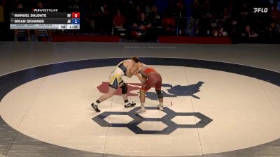 132 lbs 1st Place Match - Manuel Saldate, NV vs Brian Grabner, AK