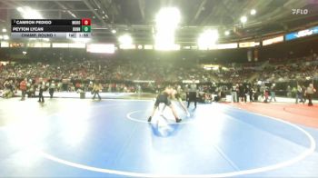 5A 190 lbs Champ. Round 1 - Camron Pedigo, Mountain Home vs Peyton Lycan, Bonneville