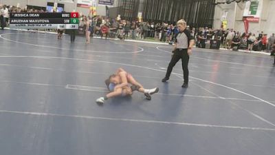 100 lbs Cons. Sub-rd Of 16 - Aruzhan Maxutova, 512 Outlaw Wrestling vs Jessica Dean, Mile High Wrestling Club