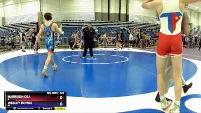 126 lbs Quarterfinal - Harrison Dea, IL vs Wesley Honiss, MI