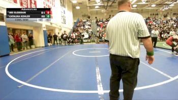 Girls 135 lbs Cons. Semi - Catalina Kohler, Hillsdale&nbsp;Girls vs Mei Elgierari, Gunn&nbsp;Girls