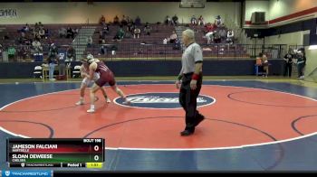 182 lbs Round 3 - Jameson Falciani, Hartselle vs Sloan Deweese, Chelsea