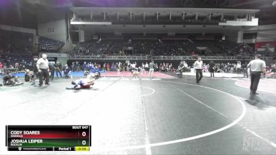 150 lbs Cons. Round 3 - Cody Soares, Oakdale vs Joshua Leiper, Rocklin