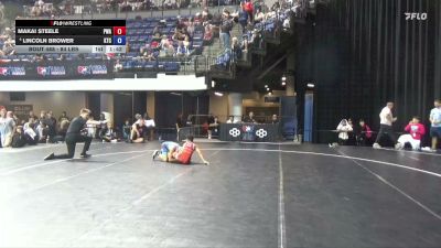 84 lbs Semis - Makai Steele, PSF Wrestling Academy vs Lincoln Brower, KD Training Center