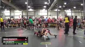 75 lbs Quarterfinals (8 Team) - Adonis Washington, American Gladiators-Red vs Peyton Boston, Backyard Brawlers