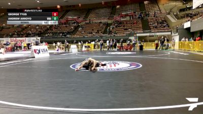 Cadet Boys Upper - 285 lbs Semis - George Tyus vs Andrew Arroyo, Wright Wrestling Academy