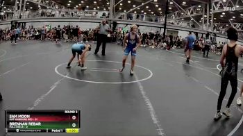 88 lbs Round 3 (8 Team) - Sam Moon, Mat Warriors Red vs Brennan Rebar, Full Circle