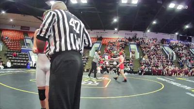 126 lbs Quarterfinals (8 Team) - Jeffrey Reber, Linden vs Daniel Gemmel, New Boston Huron