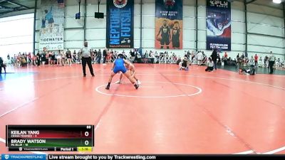 88 lbs Rd# 10- 4:00pm Saturday Final Pool - Brady Watson, PA Blue vs Keilan Yang, Crass Trained