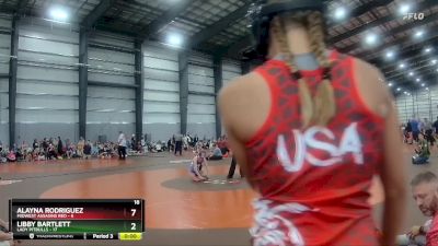 90 lbs Finals (8 Team) - Simon Allen, Lady Pitbulls vs Della Miller, Midwest Assasins Red