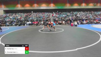 110 lbs Semifinal - Aubree Storm Gutierrez, Marina vs Eva Zimmerman, Hillcrest