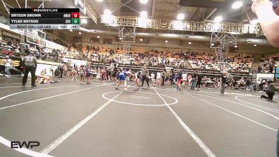 138 lbs Quarterfinal - BRYSON BROWN, Amarillo Rhino Wrestling vs Tyler Bryson, Choctaw