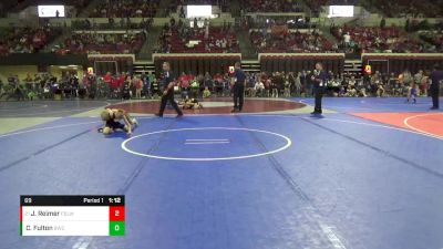 69 lbs Champ. Round 1 - Jaden Reimer, Fort Benton Longhorn Wrestling vs Carter Fulton, Butte Wrestling Club