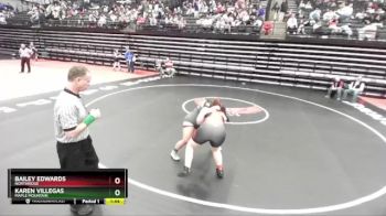 5A 170 lbs Cons. Round 1 - Bailey Edwards, Northridge vs Karen Villegas, Maple Mountain