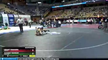 132 lbs Quarterfinal - Grant VanHorn, Mexico vs Dominic Ransom, Sullivan