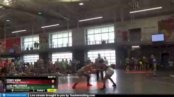 152 lbs Round 3 (6 Team) - Cody Kirk, Assassins WC - Black vs Luis Melendez, Techfall Wrestling Club