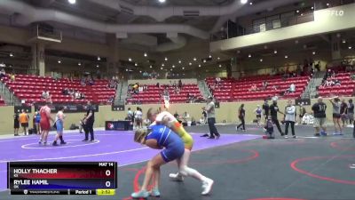 120 lbs Cons. Round 3 - Holly Thacher, KS vs Rylee Hamil, OK