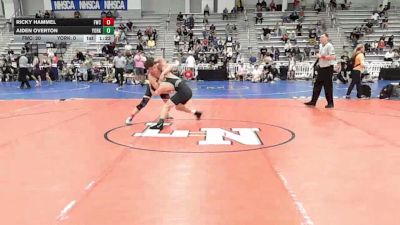 132 lbs Rr Rnd 1 - Ricky Hammel, Freakztyle Wild Cards - HSB vs Aiden Overton, Yorktown Wrestling Club - HSB