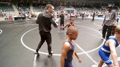 70 lbs Consolation - Raymond Ponds Ll, Team Tulsa Wrestling Club vs Kaisen Kelley, Pryor Tigers