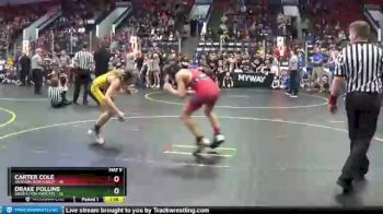 110 lbs Semis & 1st Wrestleback (8 Team) - Carter Cole, Jackson Northwest vs Drake Pollins, South Lyon Matcats