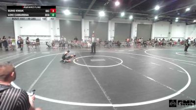 49 lbs Quarterfinal - Suho Kwak, Salem Elite Mat Club vs Loki Camarena, SoCal Hammers