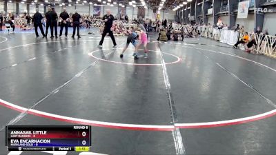 50 lbs Rd# 9- 11:30am Saturday - Eva Encarnacion, Maryland Gold vs Annagail Little, Lady Rangers