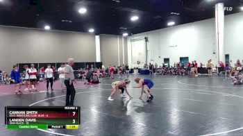 132 lbs Round 2 (8 Team) - Landen Davis, Iowa Black vs Cannan Smith, S.E.O. Wrestling Club- Blue