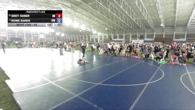 49 lbs Cons. Round 2 - Grey Huber, Uintah Wrestling vs Rome Sands, Team Prestige Wrestling