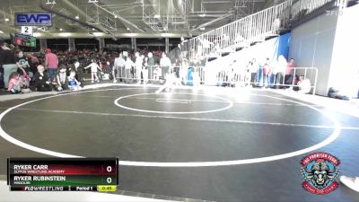 52 lbs Quarterfinal - Ryker Carr, SlyFox Wrestling Academy vs Ryker Rubinstein, Missouri