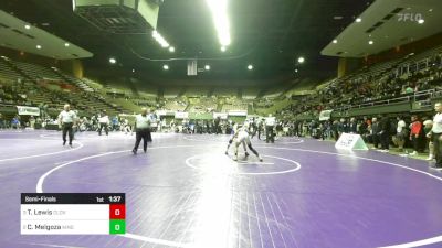 115 lbs Semifinal - Thunder Lewis, Clovis vs Carlos Melgoza, Kingsburg