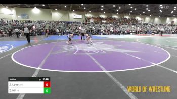 84 lbs Consi Of 16 #2 - Zachary Leto, Caveman vs Zaiden Hill, Nevada Elite