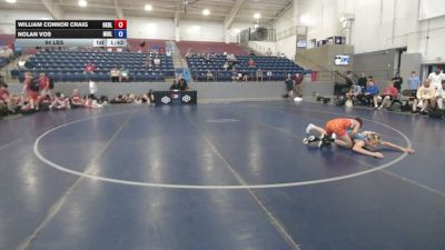 94 lbs William Connor Craig, Oklahoma Blue vs Nolan Vos, Minnesota Blue