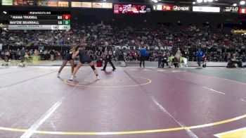 130 lbs Cons. Round 3 - Mayzie Beardall, Eagle vs Kiana Trudell, Meridian