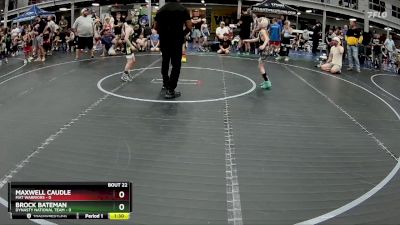 48 lbs Round 6 (8 Team) - Brock Bateman, Dynasty National Team vs Maxwell Caudle, Mat Warriors