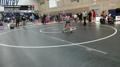 90-100 lbs Round 4 - Estefania Ramirez, Portland vs Margaret Lovely, Peninsula Wrestling Club