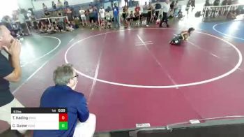 57 lbs Consi Of 4 - Tavin Kading, Granite WC vs Camiel Guizar, Powerline Wrestling