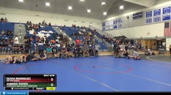 189 lbs Cons. Semi - Olivia Rodriguez, Big Dog Ranch vs Sabrina Ramos, Lakewood High School Wrestling