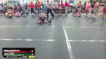 52 lbs 1st Place Match - Owen Zimmerman, Delaware Valley vs Knox Payne, Roundtree Wrestling Academy