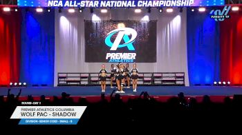 Premier Athletics Columbia - Wolf Pac - Shadow [2025 L5 Senior Coed - Small - B Day 1] 2025 NCA All-Star National Championship