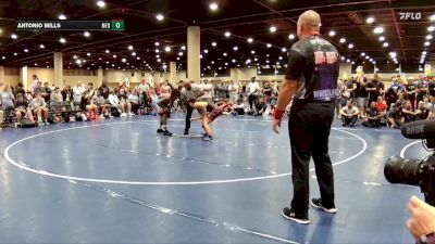 132 lbs Semis & 5th Wb (32 Team) - Wyatt Bunch, Guerilla WC vs Antonio Mills, Morris Fitness Dynasty
