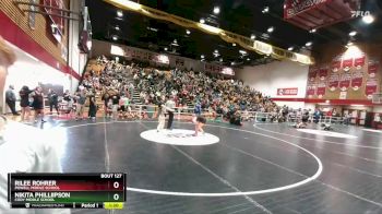 97-105 lbs Quarterfinal - Nikita Philliipson, Cody Middle School vs Rilee Rohrer, Powell Middle School