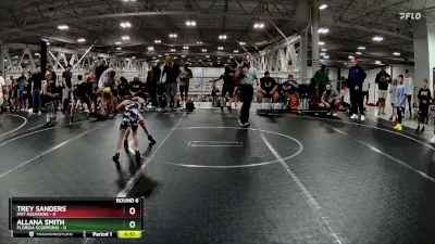 44 lbs Round 6 (8 Team) - Allana Smith, Florida Scorpions vs Trey Sanders, Mat Assassins