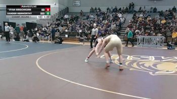 197 lbs Champ. Round 1 - Ryan Hirschkorn, Northern State vs Xander Kenworthy, Southwest Minnesota State