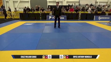 Bryce Anthony Mongillo vs Chazz William Canas 2025 World IBJJF Jiu-Jitsu No-Gi Championship